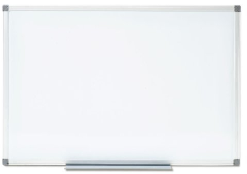 MOB Präsentationsboard - Whiteboard - Magnettafel - Magnetboard lackiert, emailliert oder Glas - magnetisch & beschreibbar - Schreibtafel Magnetwand Wandtafel (Whiteboard lackiert, 120 x 240 cm)
