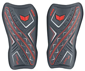 Erima Unisex Erwachsene X-Plate One Schienbeinschoner, cool grey/fiery coral, M