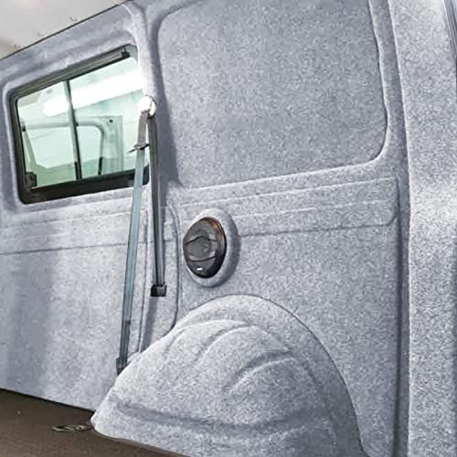 wamovo Innenverkleidung Ausbau Filz Silber universell passend für Campingbus, Kastenwagen (Verschiedene Größen) (Silber (3x2m))