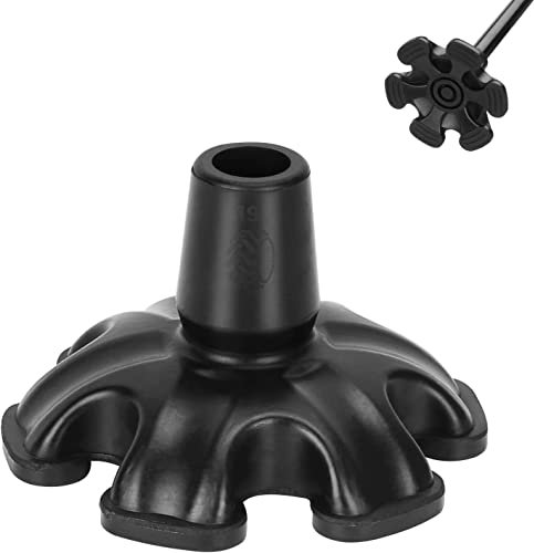 supregear Krücken Gummi 19 mm, 18 mm, Schwerlast Anti-Rutsch 6 Unterstützung Selbstständig Stehend Gummifuße Gehhilfe für Walkingstöcke, Krücke, Falten Cane - Gummipuffer Krücken