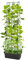 JonesHouseDeco M2 Pcs Garten Gemüse Melone Pflanzer mit Spalier selbst Bewässerung erhöhten Garten Unterstützung für Pflanzen Gemüse Rebe Blumen Blumen im Freien Patio Melone Pflanztopf mit Spalier
