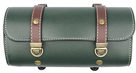 Dickly Borsa per Forcella per Moto Borsa per Moto Durevole Adatta per Mountain Bike, Verde