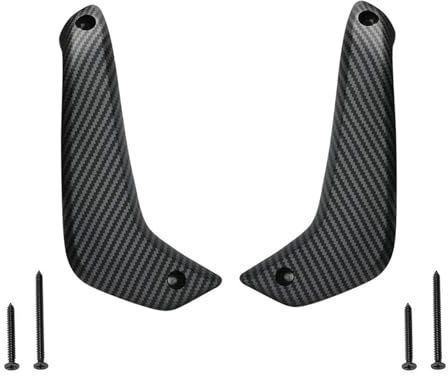 AVFORA Türgriff Innen 1 Paar Für Ford Für Fiesta 2011 2012-2020 Innen Auto Türgriff Carbon Look Inneren Tür Griff Manuelle Glas Panel Interieur Türgriff