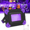 T-SUN Luce Nera UV LED Ricaricabile da 6000mAh Con 180°, Supporto Girevole 400-405NM Proiettore Ultravioletta per Glow Party, Halloween, Painting Disco