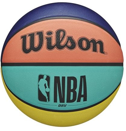 Wilson NBA DRV alternierender Outdoor-Basketball, Mehrfarbig, Größe 17,8–74,9 cm