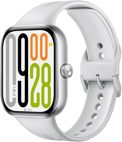 Xiaomi Redmi Watch 5, Llamadas Bluetooth, Pantalla AMOLED 2.07, Monitor de frecuencia cardíaca, Monitorización de sueño, Cancelación del Ruido, Control de la cámara, Gris