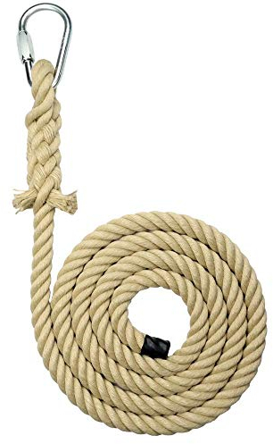 Kanirope® Kletterseil PROSPORT mit Augspleiß und Schraubglied 8m Klettertau Seil