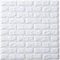3D Brick Wallpaper, White Brick Pattern Wall Stickers, Self- Adhesive Wallpaper for Living Room Bedroom, 60 * 60CM by YTAT(10)