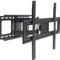 Manhattan 461283 Universal TV-Wandhalterung neig- und schwenkbar ( ein Arm - geeignet für Flachbildschirme und Curved Displays von 37 bis 70 ) bis zu 50 kg Hochbelastbare Stahlkonstruktion schwarz