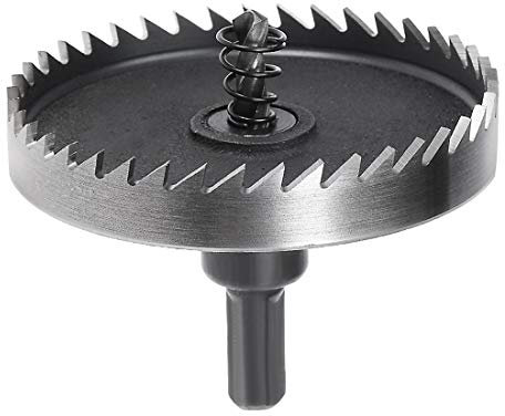 sourcingmap 80mm High Speed Steel HSS Drill Bit Hole Saw Cutter for Metal Alloy Wood
