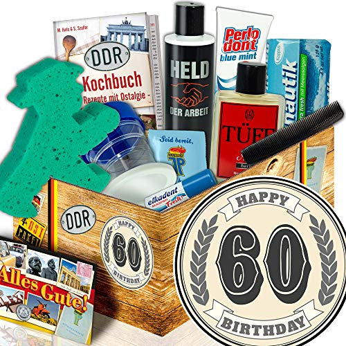 60. Geburtstag/DDR Pflege Box Mann/Geschenkidee zum 60.