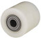 Rueda transpaleta rodillo nylon | Rueda de carga | Rodillo para transpaleta | Rodamientos de bolas | Diámetro 82 mm ancho 60 mm | Capacidad de carga: 650 Kg | Blanco (60 mm)