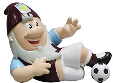FOCO Official Aston Villa FC Sliding Tackle Football Garden Gnome