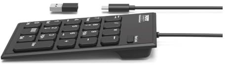 Port Connect pavé numérique pc USB-a & USB-c Slim Noir