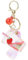 VALICLUD 1PC Frucht Liquid Quicksand Keychain Acryl Keyring Bag Ornament