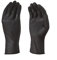 TouchGuard Einweghandschuhe, Nitril, sensitiv, puderfrei, Box mit 100 Stück, Größe S, Schwarz