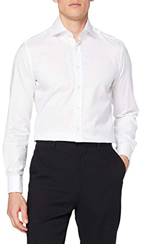 HACKETT LONDON Herren Royal Ox Dc Shirt, White (White), 15