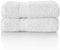 Glart Premium Frottier Handtuch Set, Frotteeserie in 6 Farben und 5 Größen, Farbe: WEISS, 2X Handtücher 50x100 cm