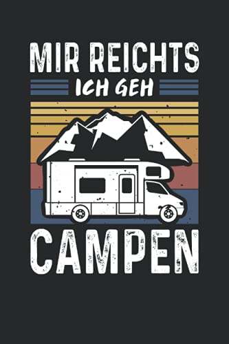 Camping Notizbuch (liniert) Wohnmobil Camper Vintage Retro