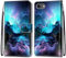 nancencen Kompatibel mit iPhone 7 / iPhone 8 / iPhone SE 2020 Handyhülle, PU Leder Flip Cover Wallet Hülle (Anti-Fall) - Wellen