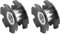 Bicycle Fork Star Nut, bicycle headset star nut 23.6MM Cycling Headset Star Nut Bike Front Fork Headset Mountain Road Bicycle Steer Tube Bike Headset Star Nut