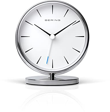 BERING Damen und Herren Alarmclock Quarz Movement - Home Decor Collection mit Kunststoff Glas 90096-044R