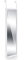 Floralcraft Catalina Over Door Mirror (White), Full Length Mirror (33 x 110cm) – Hanging Door Mirror for Bedroom, Bathroom or Wardrobe