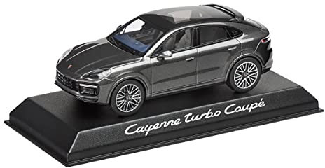 Kompatibel mit Porsche Cayenne Coupé Turbo E3 quarzitgraumetallic Modellauto Maßstab 1:43