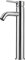 Rubinetto Lavabo Bagno Alto, Rubinetti Lavabo Miscelatori da Piano, Monocomando, Miscelatore Acqua Calda e Fredda, Acciaio Inox Cromato, Monoblocco Alti