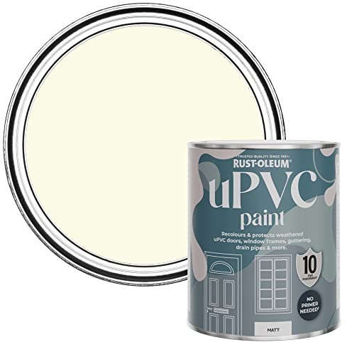 Rust-Oleum Off White uPVC Door and Window Paint in Matt Finish - Shortbread 750ml