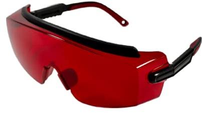 UVtech SLEEP-PRO 100 % Blaulichtfilter und Grünlichtfilter rote Brille Computerbrille PC Gaming Bluelight Filter Uv Blue Light Blocking Glasses Anti Damen Herren, Einheitsgröße