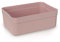 Vassoio da Bagno portaoggetti colorato Rosa, Organizer in plastica, 23 x 15.5 cm Linea Ring