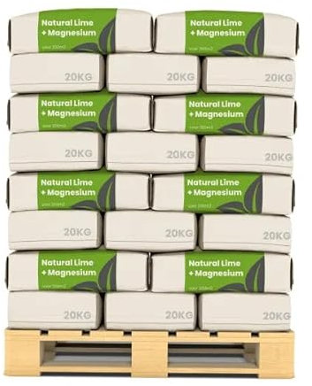 Gartenkalk Granulat - 800 Kg Für 16000 M - Effektiver Kalkdünger Gegen Moos Und Unkraut - Optimiert Den Ph-Wert Und Fördert Gesundes Pflanzenwachstum - Organifer