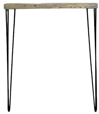 Masterplank Rustic Radiator Shelf/Console Table with Customizable Hairpin Legs Height - Slim Rectangular Sofa Table for Hallway, Entryway - Thin Wooden Side Table for Living Room, Dining Room & More