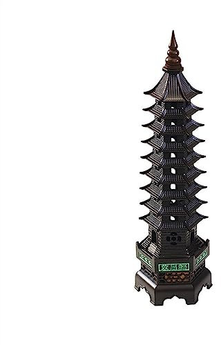 NZPOST Porte-brûleur d'encens Antique en Forme de Tour, brûleur d'encens pour Salon, Bureau, décoration, Artisanat en métal