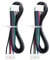 Tiardey 2 cables de motor paso a paso de 19.685 in de 4 pines a 6 pines XH2.54 impresora 3D DuPont para motor paso a paso 42 (negro+blanco)