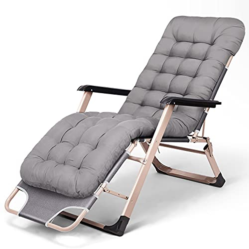 DIIDIIFF Leichte Relaxliege, extra groß, Gartenliege, Liegestuhl, klappbar mit Kopfstütze, 3 Liegepositionen, bis 250 kg belastbar, für Garten, Balkon, Strandterrasse