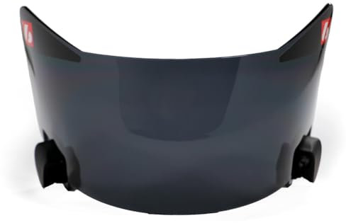 Reve Hard Visor ER098 für Speed Flex Helm, Schwarz