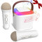 ANSTEN Karaoke Maschine Kinder Bluetooth 5.0, Karaoke Mikrofon für Heimgebrauch, Karaoke Maschine mit 6 Soundeffekte und 5 LED-Licht, Mikrofon Kinder, Karaoke Kinder mit 2 Mikrofon Geeignet für Party