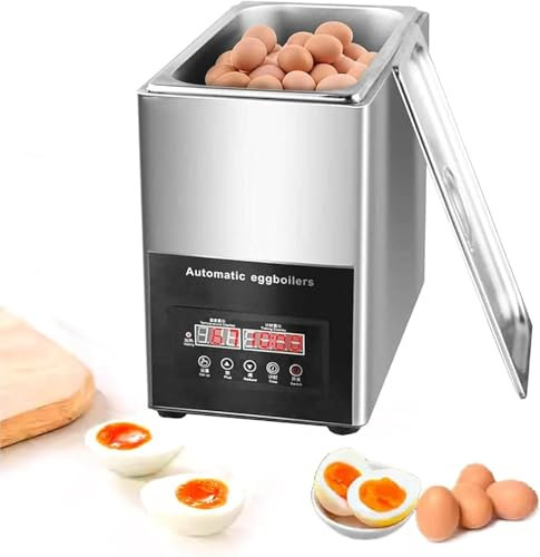XINRISHENG Hot Spring Egg Cooker, Commercial Egg Boiler Machine, 50 Egg Capacity, Intelligent Automatic Half-Boiled Egg Soft-Boiled Egg Machine, Electric Egg Cooker