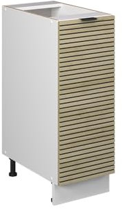Vicco Apothekerschrank Fame-Line, Eiche Paneel, 30 cm ohne Arbeitsplatte