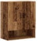 vidaXL Wandschrank Altholz-Optik 60x31x70 cm Holzwerkstoff, Schrank, Hängeschrank, wandmontierter Vitrinenschrank, Aufbewahrungsschrank