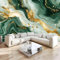 NAWVNMI Papier peint autocollant à décoller et à coller, pour mur de salon, chambre à coucher, armoire, meubles, papier peint amovible en marbre vert 200 x 140 cm