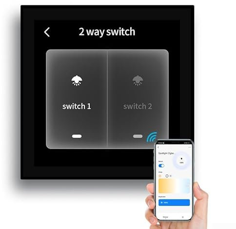 Panel de control para el hogar Tuya, panel de control de pantalla táctil multifuncional de 4 pulgadas integrado para control remoto ZigBee Hub APP