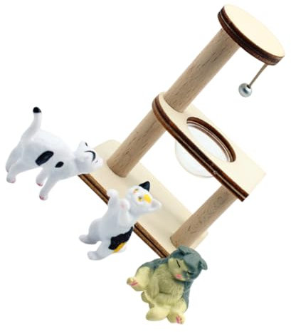 FOYTOKI 1Juego Mini Árbol Madera y Decorativo Accesorio para Casa de Muñecas Incluye para Sala de Estar y Dormitorio