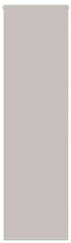 Tenda a rullo per doccia, 70 x 240 cm, larghezza tessuto 66 cm, grigio chiaro, PEVA, impermeabile, in alluminio, per bagno e doccia, opaca