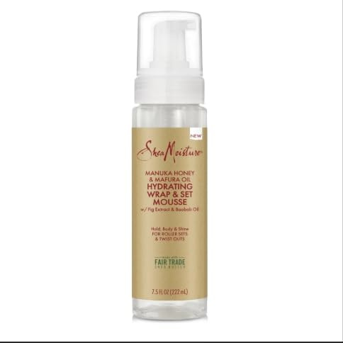 SheaMoisture Manuka Honey & Mafura Oil Hydrating Wrap & Set Mousse