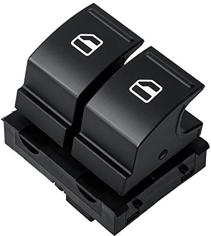 YAOPEI Electric Window Switch for Golf MK5 Caddy Passat B6 Eos Jetta Driver Side Front Left 1K3959857 2K0959857