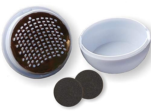 ootb Hornsauger aus Kunststoff, Pedicure Egg, 6 cm, auf Blister, Mehrfarbig