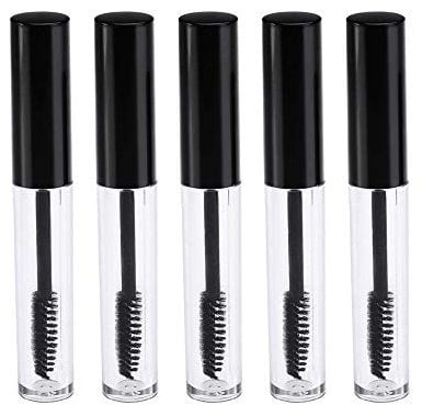 Leere Wimperntusche, 10 ml, 5 Stück, leer, klarer Wimperntusche, Wimpernstab, Flasche